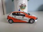 PEUGEOT 206 van 1998  Brandweer van Brussel, Ophalen of Verzenden, Nieuw, Auto, Universal Hobbies