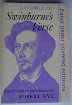 A choice of SWINBURNE's Verse, by Robert Nye - poetry, Gelezen, Fictie, Ophalen of Verzenden