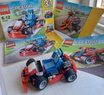 ZGAN: LEGO Creator Rode Go-Kart / Quad / Vorkheftruck, Complete set, Gebruikt, Ophalen of Verzenden, Lego