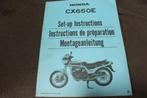 Honda CX650E 1982 motorcycle set up instructions CX 650 E, Ophalen of Verzenden, Honda