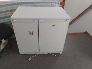 Kleine koelkast en diepvriezer van Zanussi beschikbaar voor biedingen
