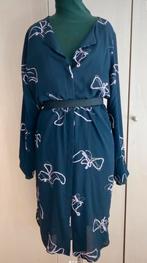 Stijlvolle overhemdjurk in mooie, grote all over print, Maat 38/40 (M), Blauw, Selected Femme, Ophalen of Verzenden