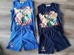 Twee jongens korte broek setjes (Maat 104), Kinderen en Baby's, Kinderkleding | Maat 104, Ophalen of Verzenden, Gebruikt, Jongen