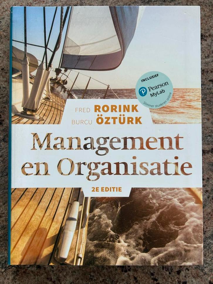 Management en Organisatie - 2e Editie, Boeken, Studieboeken en Cursussen, Zo goed als nieuw, HBO, Ophalen of Verzenden