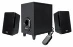 Sweex 2.1 speaker set met houten subwoofer, Computers en Software, Pc speakers, Ophalen, Zo goed als nieuw, Audiokanaal 2.1, Sweex
