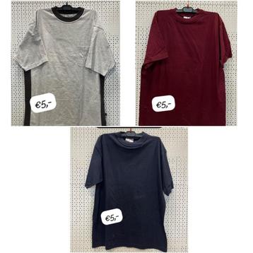 Magazijnopruiming! Spotprijzen! Nieuw! T-shirts, poloshirts beschikbaar voor biedingen