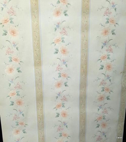 12944 Vintage oud barok bloemetjes behang behangpapier swiet, Huis en Inrichting, Stoffering | Behang, minder dan 10 m², Verzenden