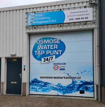 Osmose water tanken Alkmaar 2 euro 100 liter.