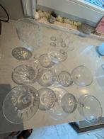 Kristallen Glazen Set: Coupes, Borrel, Wijn, Antiek en Kunst, Ophalen of Verzenden