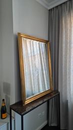 Grote Gouden Vintage Barok Spiegel 110x80cm | Deknudt Goud, Gebruikt, 100 tot 150 cm, Ophalen of Verzenden, 75 tot 100 cm