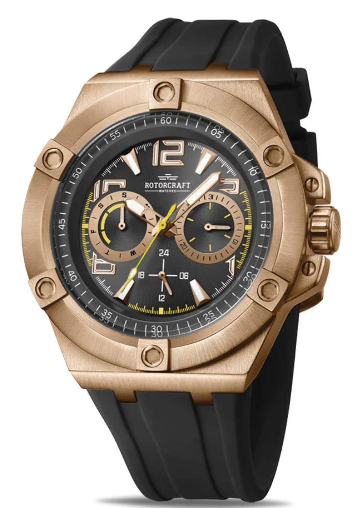 Rotorcraft Sinner RC3407 sport t.w.v € 399 100% ORIGINEEL!, Sieraden, Tassen en Uiterlijk, Sporthorloges, Nieuw, Android, Waterdicht