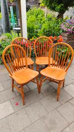 Stoelen 5 stuks, blank eiken, extra stevig, Ophalen, Zo goed als nieuw, Bruin, Vijf, Zes of meer stoelen