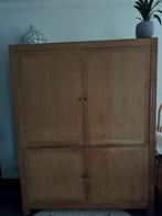Teakhouten computerkast, Huis en Inrichting, Kasten | Computermeubels, Ophalen, Teakhout, Zo goed als nieuw, 40 tot 80 cm