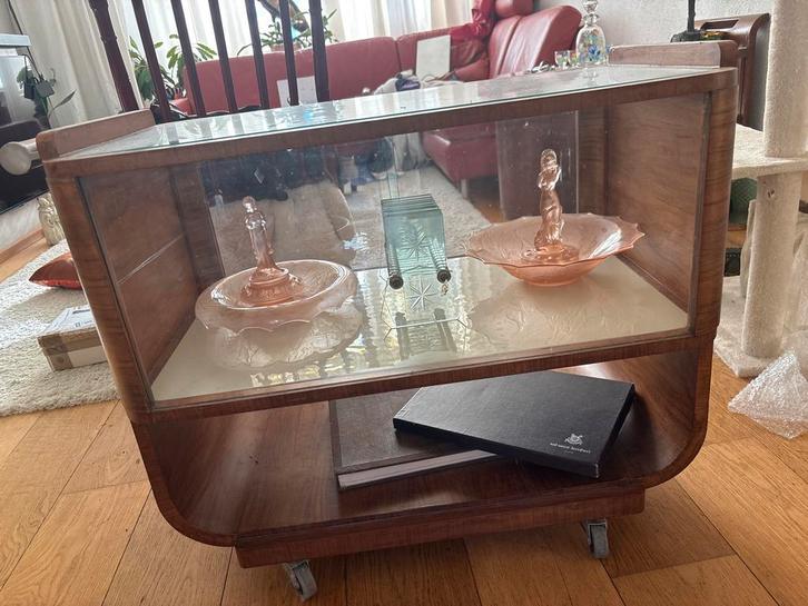 Art deco theewagen op wieltjes, Antiek en Kunst, Antiek | Woonaccessoires, Ophalen of Verzenden