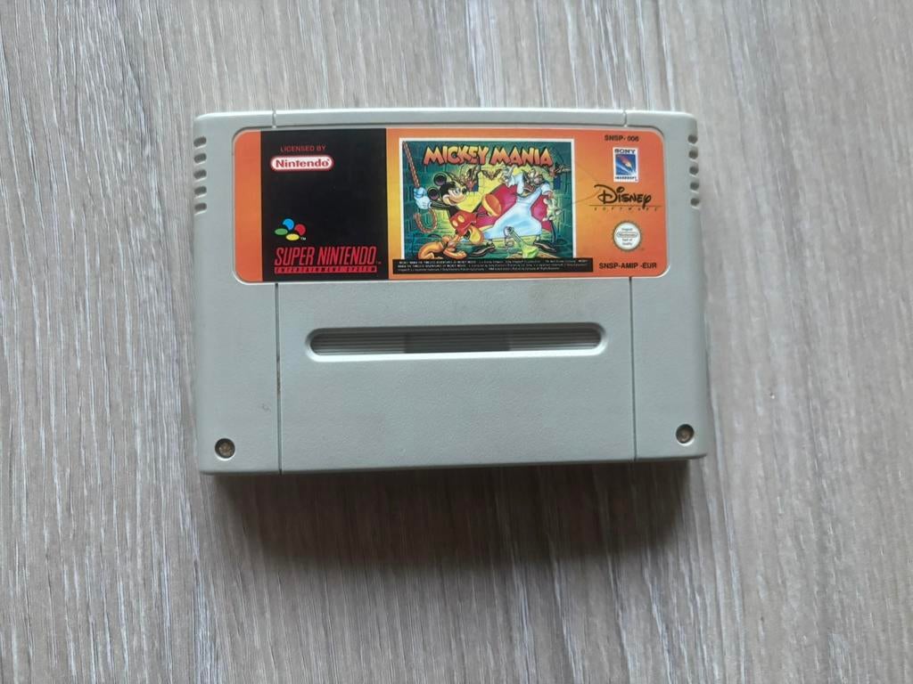 Mickey Mania voor de Super Nintendo., 1 speler, Ophalen of Verzenden, Vanaf 3 jaar