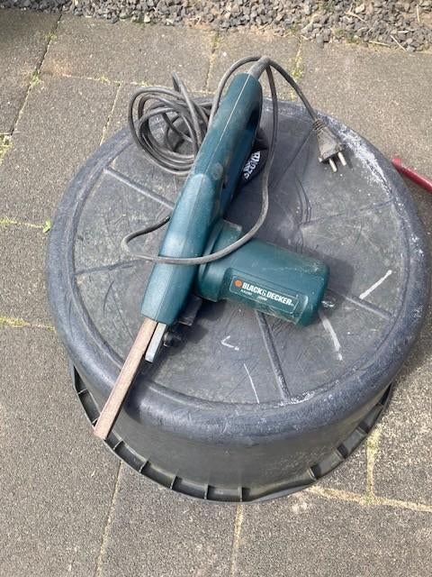 Black&dekker bandschuurmachine, Doe-het-zelf en Verbouw, Gereedschap | Schuurmachines, Ophalen of Verzenden, Gebruikt, Minder dan 600 watt