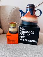 HKliving 70s Keramiek Koffie- en Theepot - Nieuw in Doos, Huis en Inrichting, Keuken | Servies, Keramiek, Overige typen, Nieuw