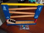 Houten KNIKKERBAAN met Metalen trapje+10 KNIKKERS, Ophalen of Verzenden, Zo goed als nieuw, Overige typen
