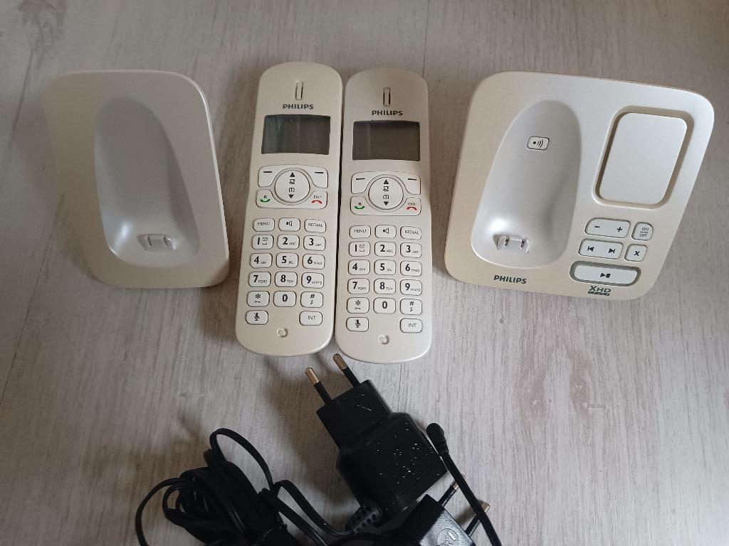 Oude vaste telefoons, Philips (2 sets), Telecommunicatie, Vaste telefoons | Handsets en Draadloos, Ophalen of Verzenden, Gebruikt