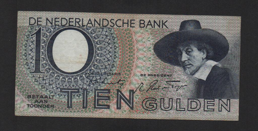 10 Gulden Bankbiljet 1944 Net Biljet, Ophalen of Verzenden, 10 gulden, Los biljet
