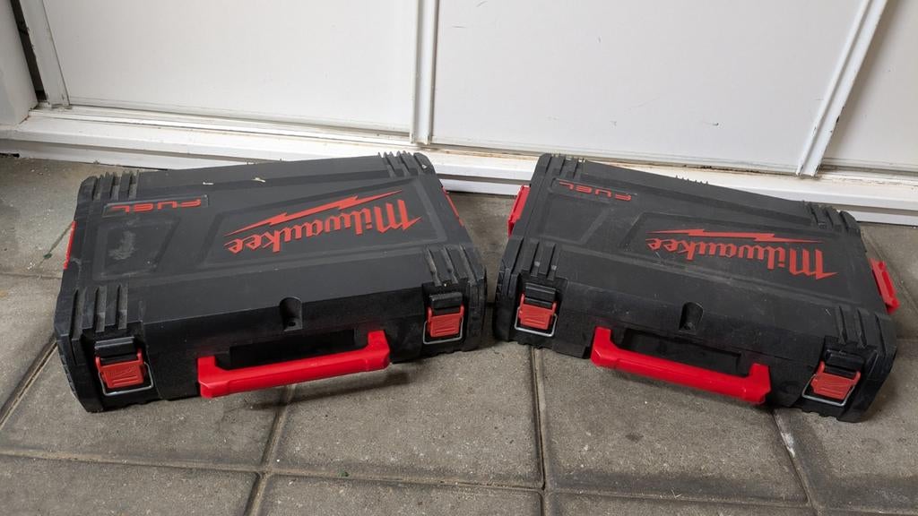 Milwaukee FUEL gereedschapskoffers (2 stuks), Ophalen of Verzenden, Gebruikt