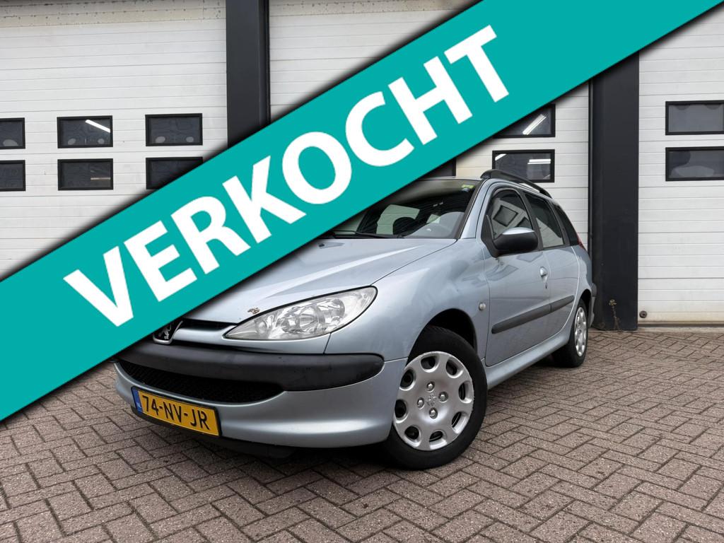 Peugeot 206 SW 1.4 X-line, Voorwielaandrijving, 4 cilinders, Origineel Nederlands, Handgeschakeld