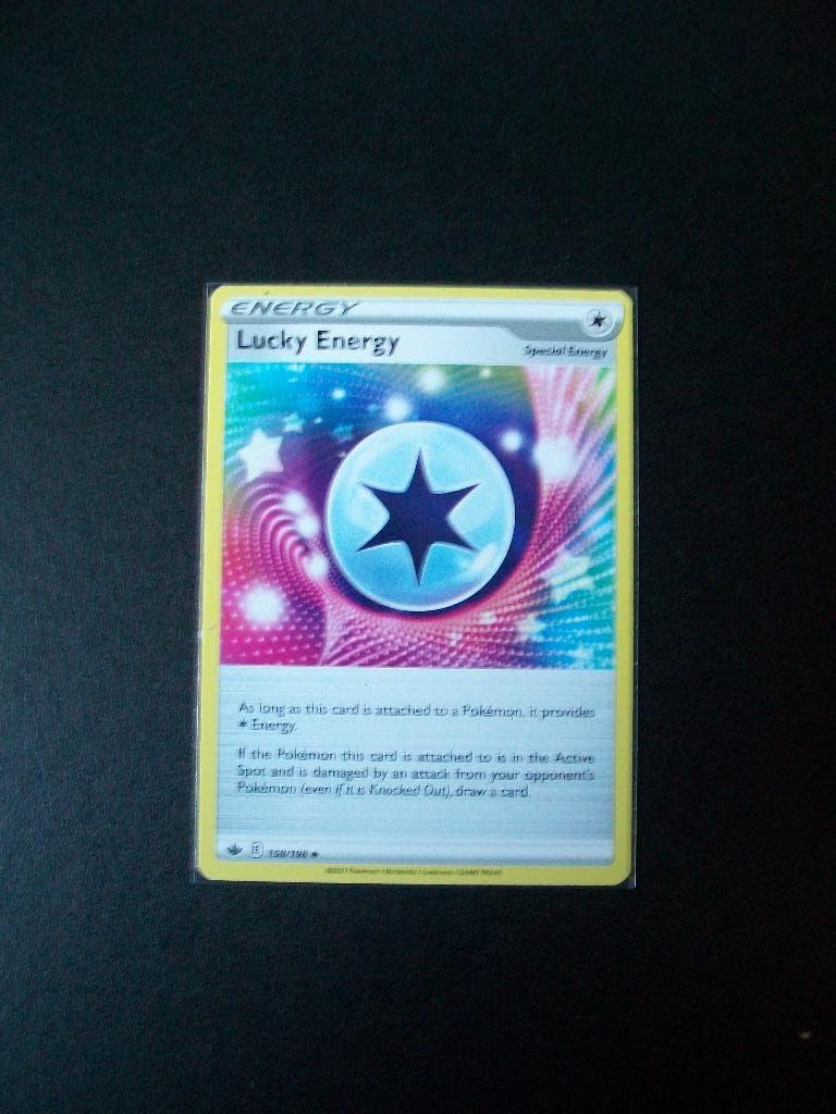 1172: Nieuwe Pokemon Kaart LUCKY ENERGY (158/198), Verzenden, Nieuw, Losse kaart