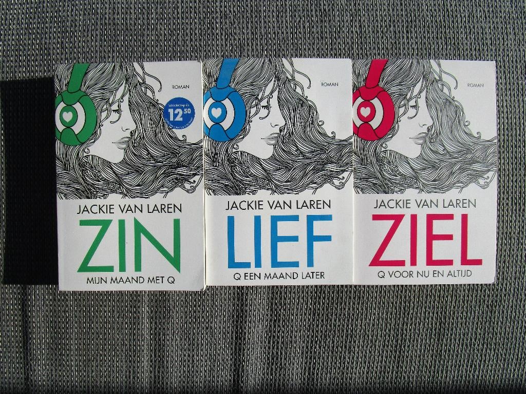 Jackie van Laren - Q serie compleet, Boeken, Ophalen of Verzenden, Gelezen, Jackie van Laren