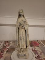 Stenen Mariabeeld - 33 cm hoog - Vintage religieuze kunst, Antiek en Kunst, Antiek | Religie, Ophalen of Verzenden