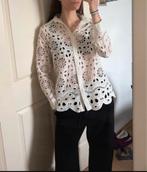 Witte katoenen blouse, Ophalen of Verzenden, Gedragen, Maat 36 (S), Wit