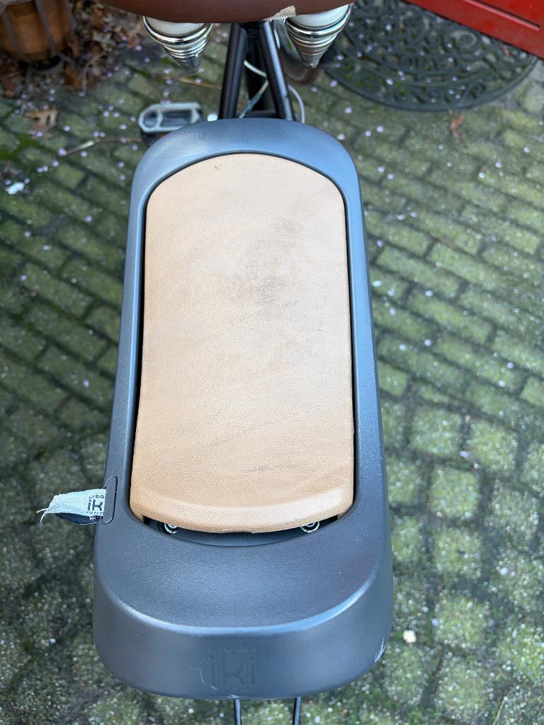 Junior achterop zitje, Fietsen en Brommers, Fietsaccessoires | Fietsstoeltjes, Ophalen, Achterzitje, Gebruikt, 15 t/m 36 kg