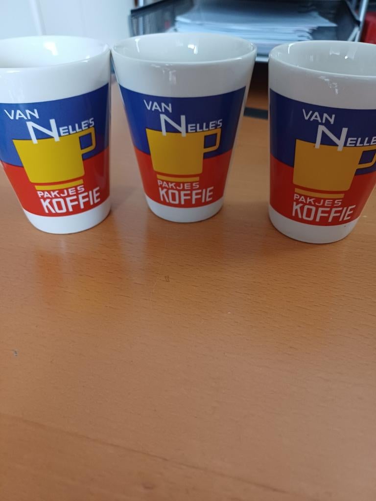 Van Nelle's Pakjes Koffie kopjes, Huis en Inrichting, Keuken | Servies, Ophalen