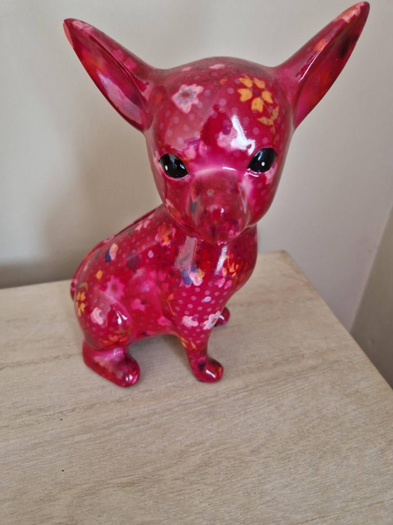 Pomme Pidou Chihuahua, Verzamelen, Spaarpotten, Ophalen of Verzenden, Nieuw, Steen, Aardewerk of Keramiek, Dier