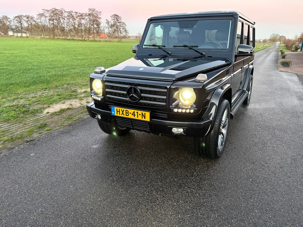 Mercedes-Benz G-Klasse 3.0 CDI G320 Lang AUT 2008 youngtimer, Automaat, Zwart, 7 stoelen, Leder