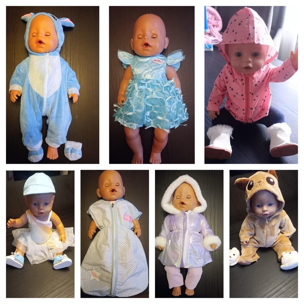 Baby Born met veel extra's: kleding, draagtas, accessoires, Kinderen en Baby's, Speelgoed | Poppen, Ophalen of Verzenden, Zo goed als nieuw