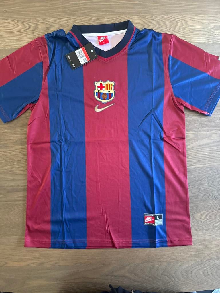 Barcelona 1998/99 Home Shirt Nike L Retro, Maat L, Ophalen of Verzenden, Nieuw, Shirt