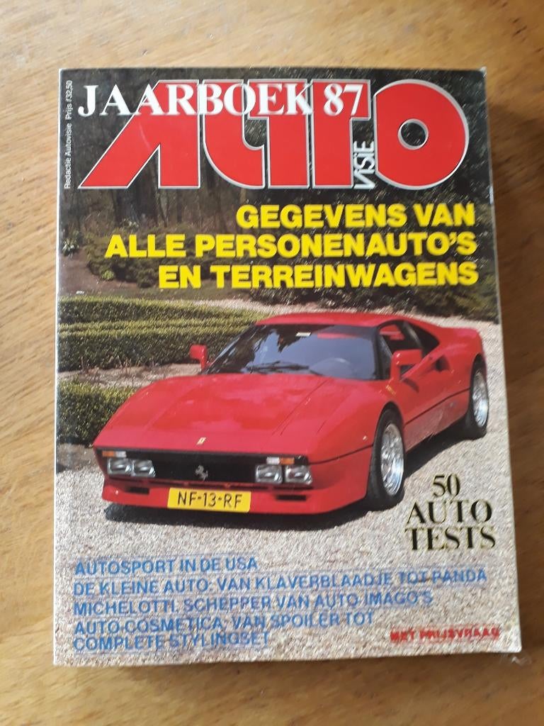 Autovisie Jaarboek 1987, Ophalen of Verzenden, Gelezen, Algemeen