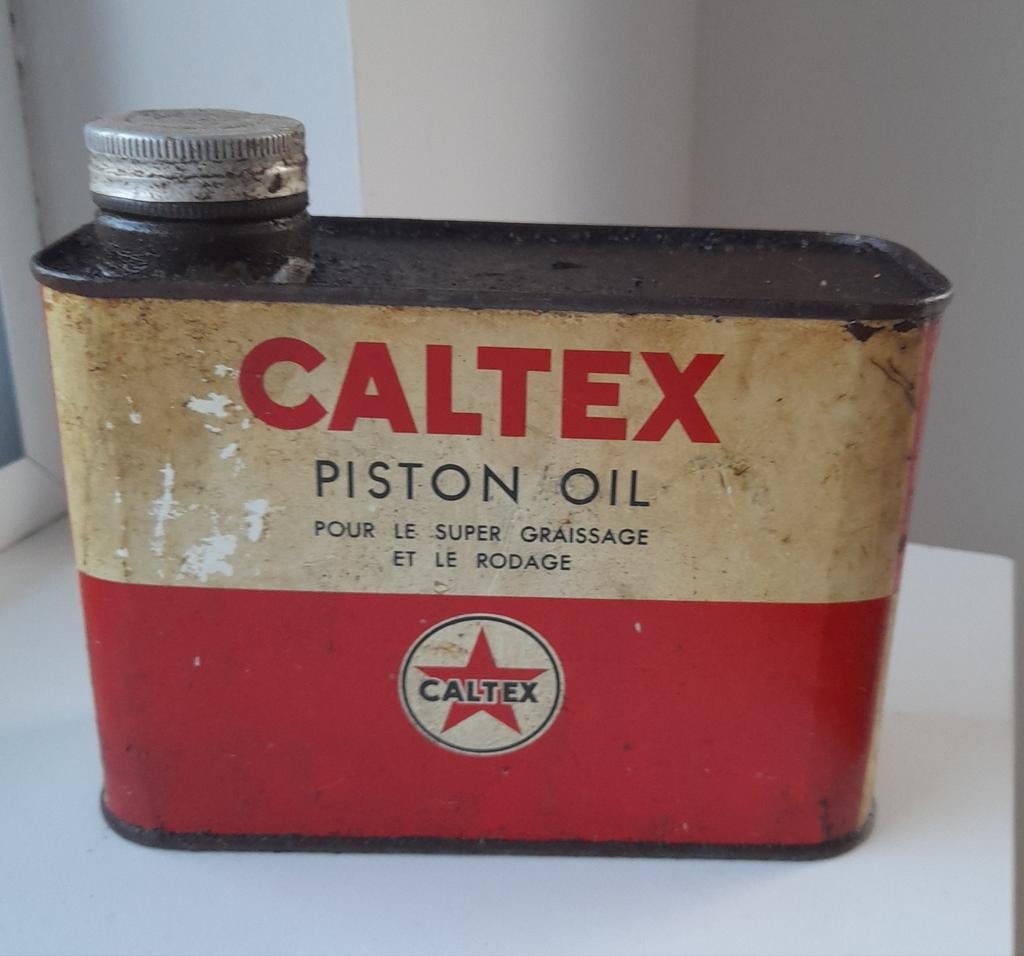 Caltex olieblik, Verzamelen, Blikken, Ophalen of Verzenden, Overige