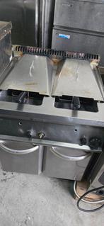 Gas friteuse frituur 2 pans, Ophalen, Gebruikt