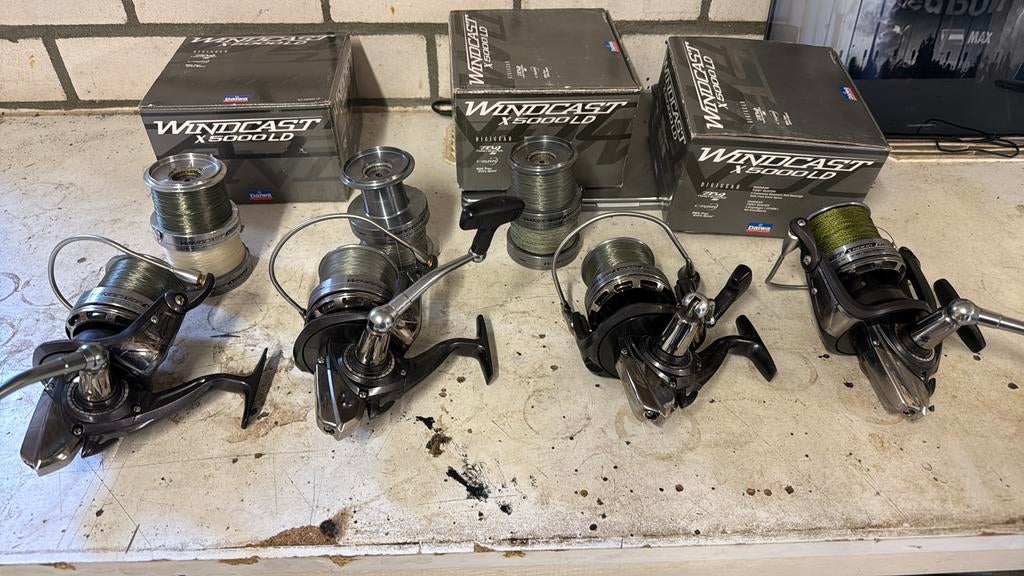 Daiwa windcast X 5000 LD, Ophalen, Zo goed als nieuw, Molen