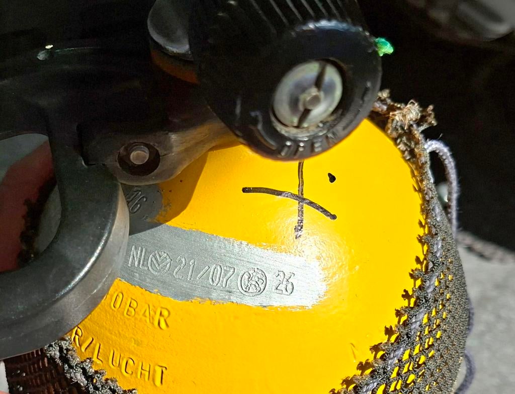 Stalen duikfles 10ltr DIN-aansluiting, Ophalen of Verzenden, Duikfles