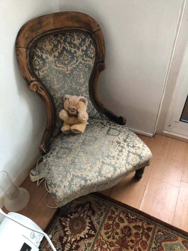 Bidstoel, Antiek en Kunst, Antiek | Meubels | Stoelen en Banken, Ophalen