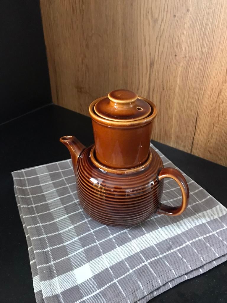 Stenen koffiepot met filter, Ophalen of Verzenden