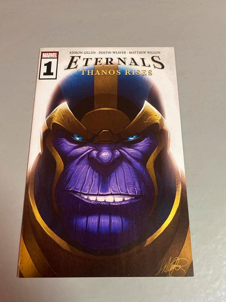 Eternals: Thanos Rises #1 Variant Edition Marvel Comic, Boeken, Strips | Comics, Zo goed als nieuw, Eén comic, Amerika, Ophalen of Verzenden
