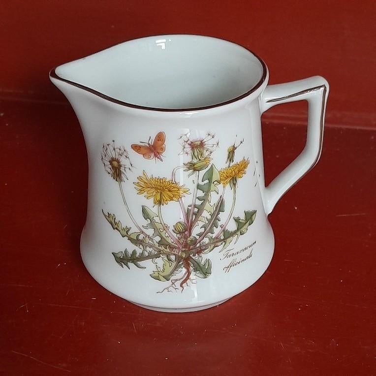 Melkkannetje Konester bloemen, Gebruikt, Overige typen, Ophalen of Verzenden, Overige stijlen