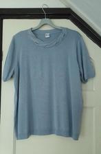 Blauw shirt met korte mouwen maat 48., Blauw, Maat 46/48 (XL) of groter, Ophalen of Verzenden, Zo goed als nieuw