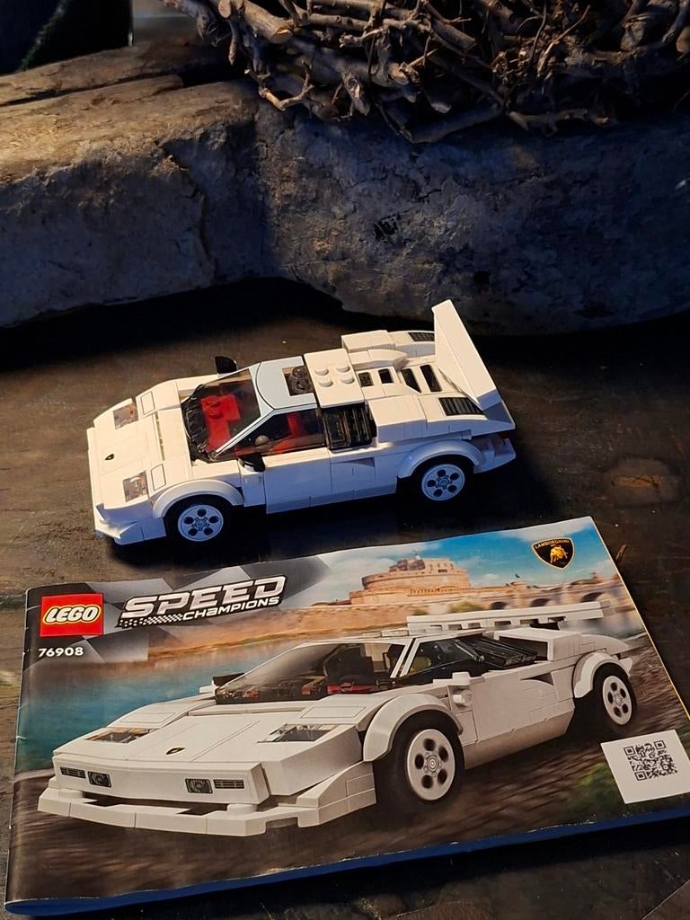Lego speed champions Lamborghini Countach 76908, Kinderen en Baby's, Speelgoed | Duplo en Lego, Gebruikt, Lego, Compleet, Complete set