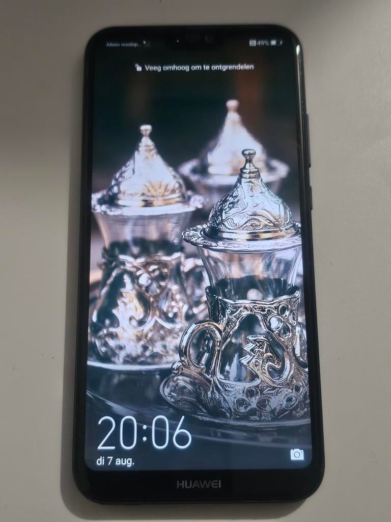 Huawei P20 Lite, Telecommunicatie, Mobiele telefoons | Huawei, Zwart, Touchscreen, Ophalen of Verzenden, Zo goed als nieuw