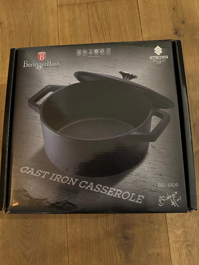 BerlingerHaus gietijzeren pan NIEUW, Ophalen, Nieuw, Gietijzer, Koekenpan of Braadpan