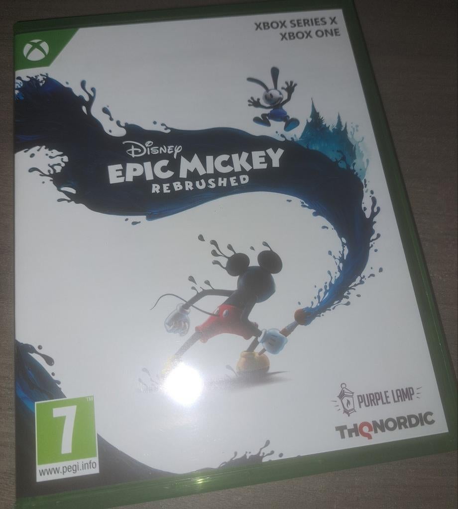 Epic mickey rebrushed disney xbox one z.g.a.n., 1 speler, Ophalen of Verzenden, Zo goed als nieuw, Platform